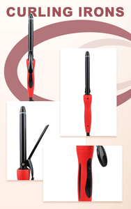 Lisseur et boucleur électrique rotatif à 360 degrés à marque privée avec écran LCD et rotation du câble pour ondulations capillaires - Product Image 2