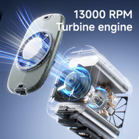 Ventilateur de taille 2026 à fort flux d'air et refroidissement intensif, 8000 mAh, avec fonction de refroidissement par glace extérieur et lampe torche intégrée