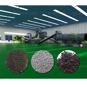 China Supplier Poultry Manure Organic Fertilizer granule Production Line