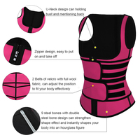 WAISTDEAR Entraîneur de taille pour femmes Nouvelle mode de serre-taille à double sangle Matériau en spandex pour amincir la taille