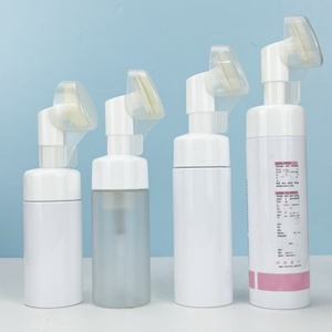 Wholesale Plastic Foam <b>Pump</b> <b>Bottle</b> White clear 100ml 120ml 150ml 200ml 250ml Silk Screen Facial Cleanser Mousse Foam <b>Pump</b> <b>Bottle</b> - Product Image 4