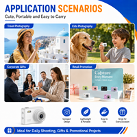 Mini caméra numérique DC22 5MP 1080P avec écran LCD IPS de 0,96 pouces, format poche, capteur CMOS grand angle, enregistrement photo et vidéo, batterie 200mAh, compatible MicroSD