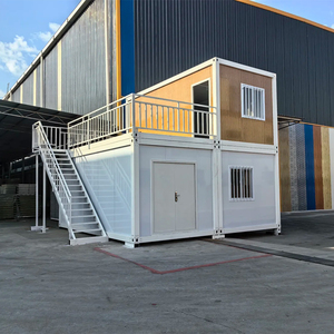 Maison modulaire en conteneur plat avec énergie solaire Installation rapide entièrement meublée Utilisation à l'extérieur Tailles de 20 pieds/40 pieds - Product Image 3