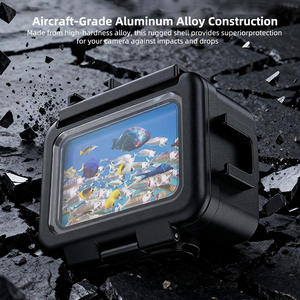 Étui en aluminium SHOOT pour <span class=keywords><strong>Gopro</strong></span> <span class=keywords><strong>Hero</strong></span> <span class=keywords><strong>9</strong></span>/10/11/12/13, étanche jusqu'à 60 m, étui <span class=keywords><strong>de</strong></span> <span class=keywords><strong>protection</strong></span> pour <span class=keywords><strong>Gopro</strong></span> <span class=keywords><strong>Hero</strong></span> <span class=keywords><strong>9</strong></span>/10/11/12/13 - Product Image 3