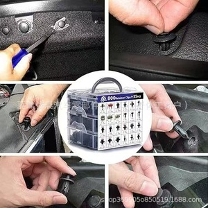 Unenda 800 Retainer <b>Clips</b> 55pcs <b>Tool</b> Set Universal Car Fasteners for Fenders Mudguards Repair - Product Image 4
