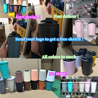 TY OEM Tasse de voyage isotherme portable en acier inoxydable de 12 oz, écologique, avec paille, personnalisable avec logo, pour voiture, cadeau, 6-12 heures