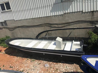 5.8m 20FT conteneur 2 ensemble prix de gros usine bateau vitesse moteur moteur 30HP pêche en mer Rolder auto-vidange console 4mm coque