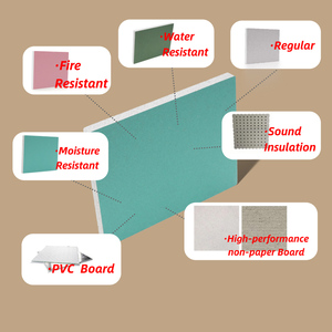 Plaque de plâtre Contractor Choice pour plafond et cloisons sèches CE ASTM Pro - Product Image 2