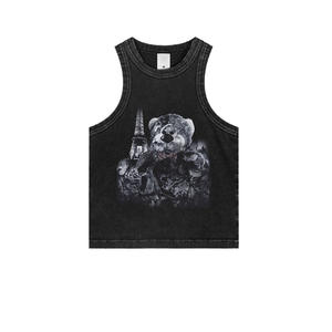 Kadın Retro baharat kızlar dış sıkı yelek kaşkorse kadınlar 2024 yaz yeni Tops - Product Image 6