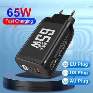 65W USB PD caricatore rapido LED USB caricabatterie PD adattatore di ricarica per <span class=keywords><strong>computer</strong></span> <span class=keywords><strong>portatile</strong></span> <span class=keywords><strong>Macbook</strong></span> <span class=keywords><strong>Air</strong></span> Pro iPad IPhone15 14 Pro Max Samsung Xiaomi - Product Image 2
