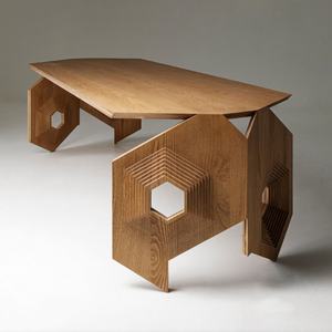 Juegos de Mesas de Comedor Modernos de Lujo en Madera Sólida, Mesa de Comedor de Madera para Cocina - Product Image 2