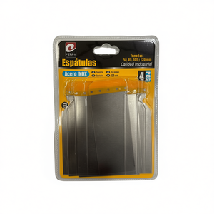 Esptulas Acero Inox 50 80 100 120 Mm Calidad Industrial 4 Pcs - Product Image 1