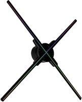 50cm Interactive 3D Holographic Fan Digital Signage Media Player pour la vente au détail Résolution 4K Max