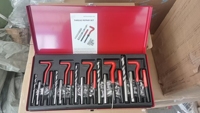 261pcs Outil de réparation de filetage HSS Drill Helicoil Kit avec boîtier en plastique