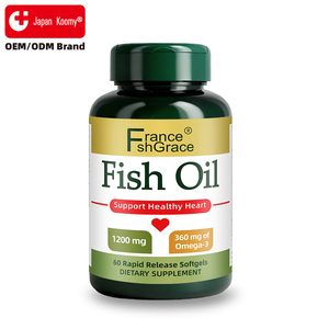 Aceite de pescado de alta calidad 1200mg en cápsulas blandas, apoya la salud del corazón, suplemento dietético de aceite de pescado Omega 3 para hombres y mujeres - Product Image 1