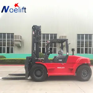 Yüksek kaliteli satış hizmeti sağlanan ağır yük kapasitesi kamyon 10 Ton 4x 4 dizel motor Forklift