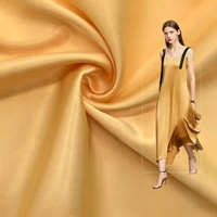 Tissu satiné en polyester tissé extensible antistatique uni de qualité supérieure pour femmes Abaya Hijab Burqa Châle Vêtements