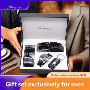 Christmas <strong>Valentine</strong> <strong>S</strong> <strong>Day</strong> Dad <strong>Gift</strong> Set Quartz Watch Belt Premium Practical Ideal <strong>for</strong> Business Companion Gifting - Product Image 2