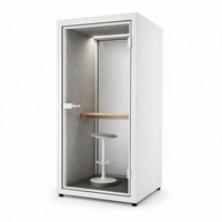 Cabine de bureau insonorisée moderne, cabine téléphonique acoustique, cabine d'intimité pour espace de travail ouvert