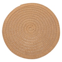 Napperons modernes en faux toile de jute tissée, couleur rouge foncé, 15 pouces, bord festonné, pour Thanksgiving, usage domestique, vente en gros usine