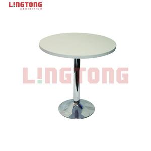 D700mm Hot Sale <strong>MDF</strong> Round Top <strong>Bar</strong> <strong>Table</strong>, Pub <strong>Table</strong> with Silver Leg and Base Adjustable Height Restaurant Kitchen - Product Image 2