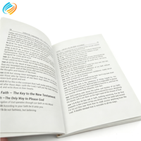 Mini livre imprimé offset économique, avec découpe, design personnalisable, reliure parfaite, couverture souple, impression personnalisable