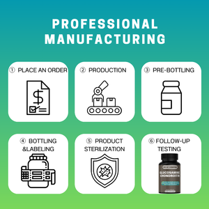 OEM glukozamin sülfat ve MSM ortak destek kapsülleri glukozamin + kondroitin + MSM formülü kıkırdak onarım hareketlilik desteği - Product Image 6