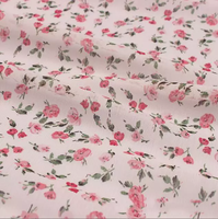 Tissu en mousseline de soie Offre Spéciale 100% Polyester imprimé fleurs tissu crêpe en mousseline pour robe de plage chemisier