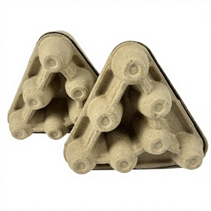 Plateau d'<span class=keywords><strong>oeufs</strong></span> de pulpe de papier plateau recyclable biodégradable de couleur de carton d'<span class=keywords><strong>oeufs</strong></span> emballage de 7 <span class=keywords><strong>oeufs</strong></span> - Product Image 4