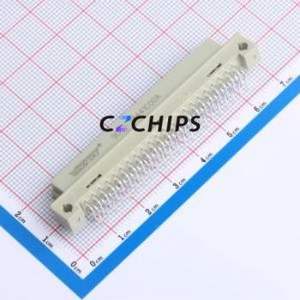 9001-38441C00A DIN41612 Connector Bent Lead Through Hole,P=2.54mm Connector 44P 2 2.54mm Right Angle Insert - Product Image 2