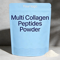 Poudre de peptides de collagène multi-sources en marque blanche OEM |   Éclat de la peau et soutien des articulations |   avec biotine et vitamine C