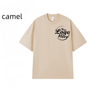 Camiseta de algodón peinado suave de 230G personalizada con bordado artístico y estampado de patrones bordados para hombre - Product Image 5