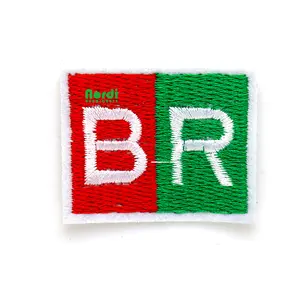 Personalizzato Custom Design Distintivo Del Ricamo Patch, Ferro Sulla Zona di Applique Per Abbigliamento