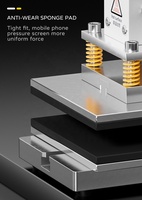 IFixes iJ2 écran de téléphone double préchauffage tenant la machine à pression pour écran droit incurvé pliable cadre presse durcissement rapide