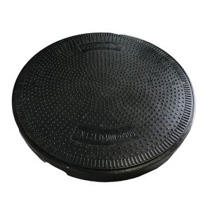 EN124 D400 600mm 경량 복합 연료 주유소 도로용 맨홀 커버 - Product Image 1