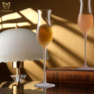 Copas de champán de tulipán de 5,24 oz, copa de vino <span class=keywords><strong>dulce</strong></span> de tallo largo esmerilado, copa de cristal, whisky, Brandy Snifter - Product Image 4