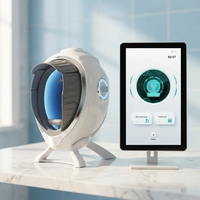 Analyseur de peau IA grand écran : Système d'analyse cutanée 3D par IA, scanner facial compatible OEM/ODM pour salons