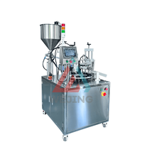 Machine de scellage automatique électrique contrôlée par PLC de haute précision pour tubes de cosmétiques, lotions, crèmes, miel, confiture, pâtes, liquides visqueux et huiles