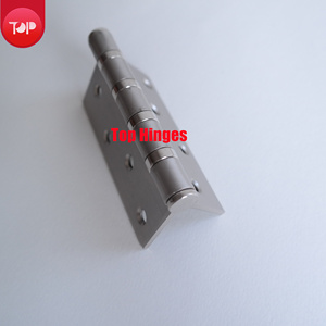 Charnière en acier <span class=keywords><strong>de</strong></span> 4'' S403530 4BB, finition nickel satiné, tête plate, épaisseur 2,5 mm, charnière en acier pour porte en bois - Product Image 6