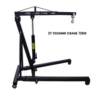 Grue de levage de moteur fixe compacte renforcée AUTO 52KG 2T pour entrepôt de petite taille, levage de marchandises léger