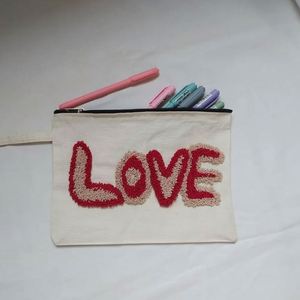 Bolsa de Maquillaje con Cierre de Alta Calidad, Bolsa de Cosméticos de Viaje Personalizada de Algodón, Bolsa de Lona para Brochas con Logotipo Bordado - Product Image 1