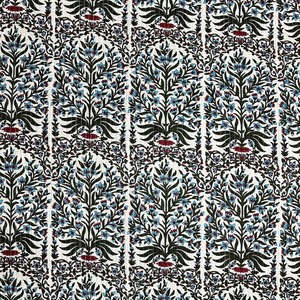 Large Eco-Friendly Zipper <b>Quilted</b> Block Print Cosmetic <b>Bag</b> Jumbo Cotton Travel <b>Makeup</b> <b>Bag</b> Women's Holiday Gift - Product Image 2