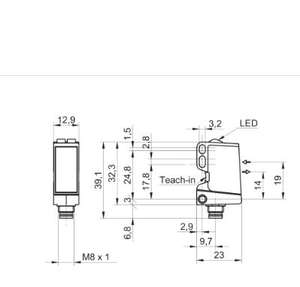 Intensity Difference Detection Diffuse Reflection <strong>Sensor</strong> O300.ZR-GW1T.72N - Product Image 2