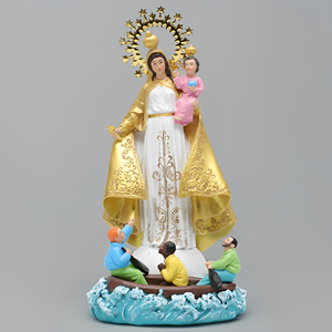 Productos en stock Estatuas religiosas católicas Resina Embarazada Jesús y Nuestra Señora Escultura DE LA Caridad Artículos de Esperanza cristiana - Product Image 1