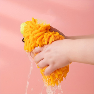 Serviette jetable en peluche à thème floral et fruité, super absorbante, en tissu polaire doux, pour la salle de bain, porte-serviettes - Product Image 4