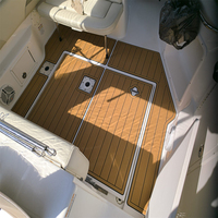 Plateforme de bain, cockpit et coussin de proépauillage pour bateau 2004 Chaparral 260 Signature, en mousse EVA imitation teck, style SeaDek MarineMat, auto-adhésif