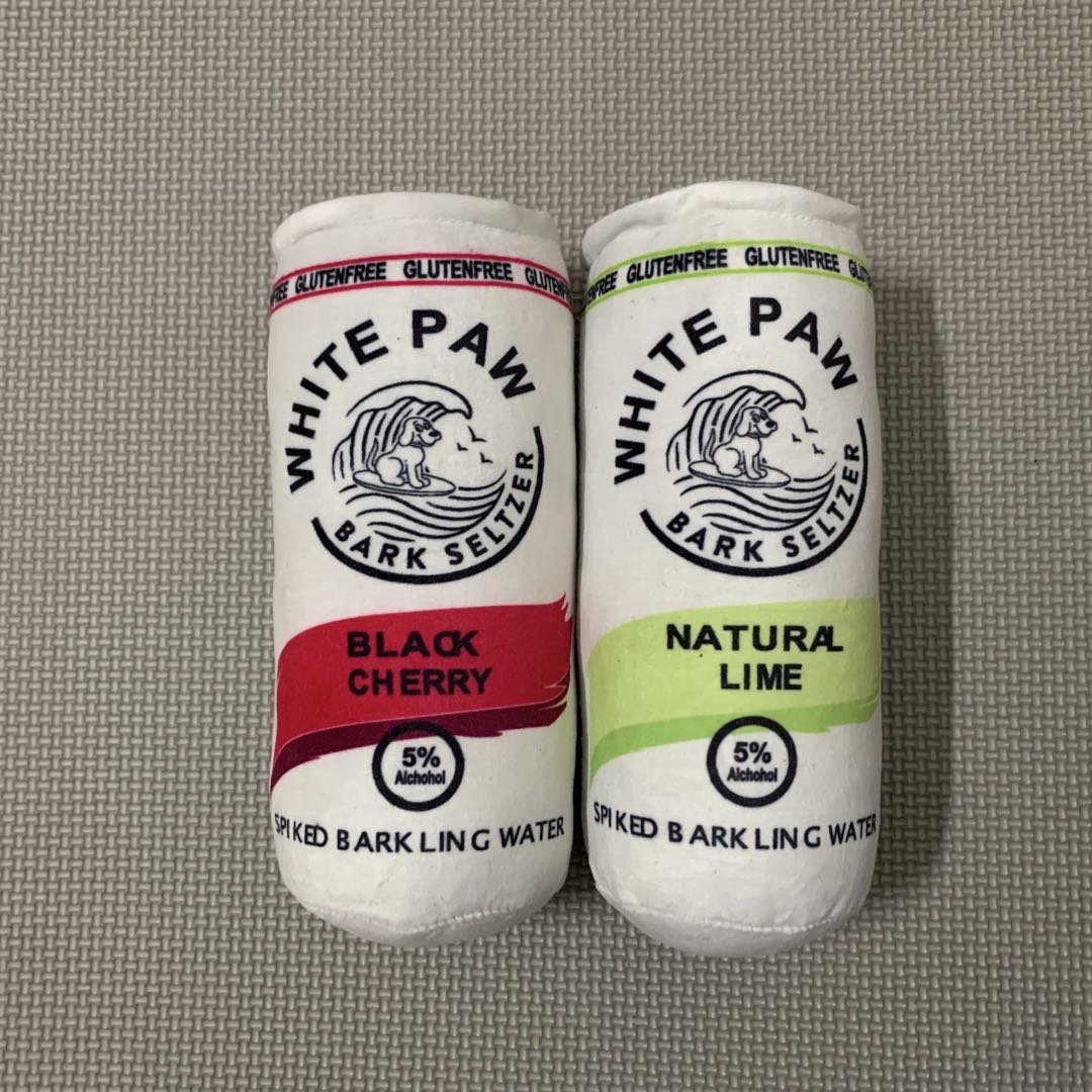 Плюшевая пивная банка, игрушка для домашних животных, игрушка-пищалка