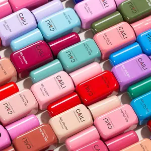 Гель-клей для ногтей, 48 цветов, Один флакон, один цвет, индивидуальный логотип, новый дизайн, поставщик фабрики, оптовая продажа