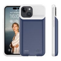 Étui de batterie pour iPhone 15, batterie rechargeable 7000 mAh, coque de charge pour téléphone