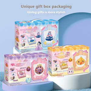 Vestito da principessa 3D fai da te giocattolo di plastica fatto a mano per i 14 anni + con un libro illustrato da sogno vari Pokes per ragazze <span class=keywords><strong>e</strong></span> pigiatura di fiori - Product Image 4